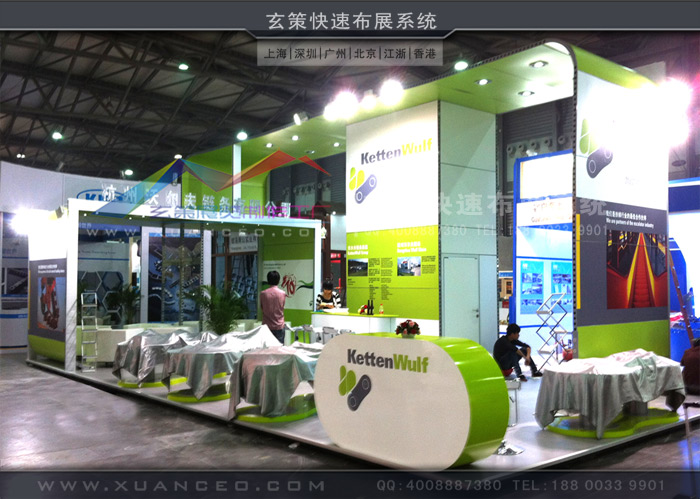 模块展台案例现场效果图 模块展台案例现场效果图