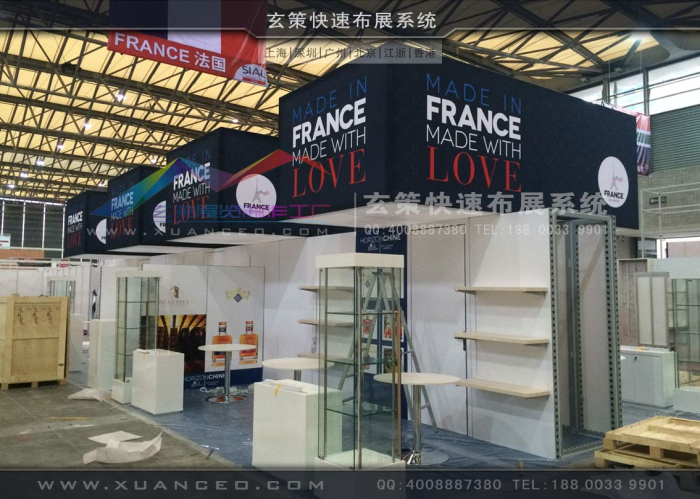 模块展台现场搭建 模块展台现场搭建