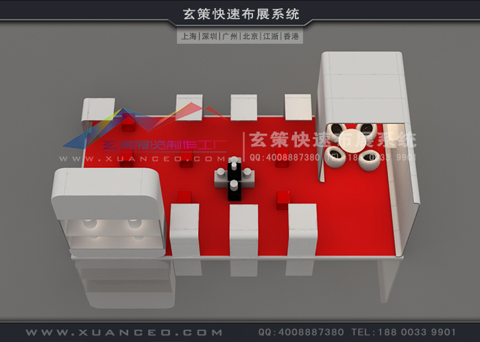 36平米展台搭建 36平米展台搭建
